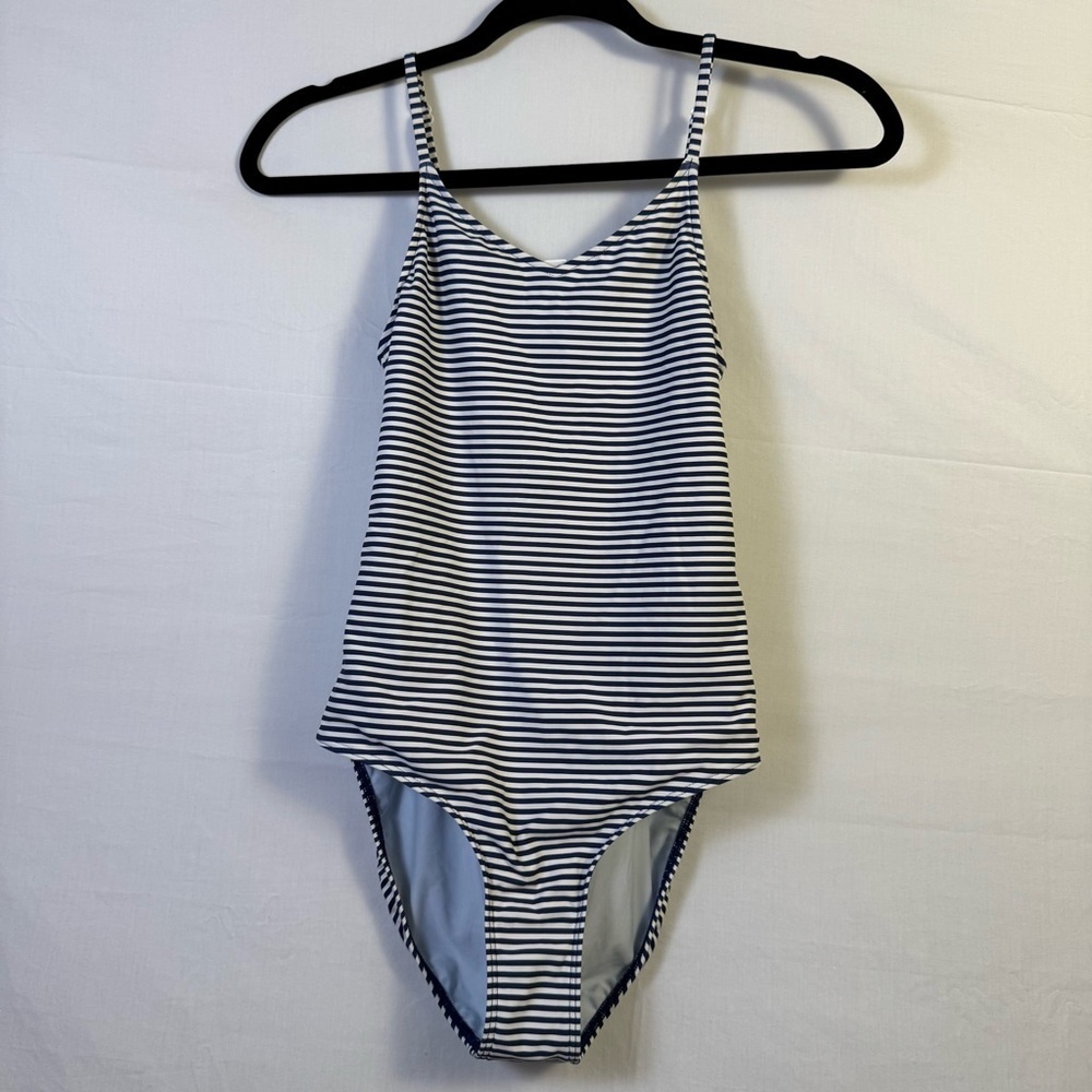 Striped One Piece Women’s Bust 14in Length 23in
